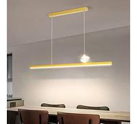linéaire en Or Cristal Pendant luminaire LED de Cuisine îlot d'éclairage, lustres Suspendus Modernes.