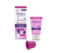 Linéance Kit Anti-Cellulite et Fermeté, Sérum et Ventouse, avec Actifs Anti-cellulite Brevetés et Extraits de Caféine et Pamplemousse, 125 ml