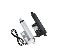Linear actuator 100mm Stroke linear electronic starter controller dc 12V 24V 100/300/500/700/1000/1200/1500N IINKUEYK(24V 1000N 10mm.s,Black 100mm)
