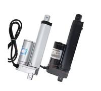 Linear Actuator 200mm 150mm 12V/24V DC electronic starter Stroke Linear electronic starter Controller 100/300/500/700/1000/1200/1500N IINKUEYK(12V 1200N 6mm s,White 150mm)