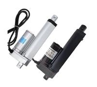 Linear Actuator 300mm 250mm 12V/24V Stroke dc linear motion 100/300/500/700/1000/1200/1500N NWPNLXEA(24V 700N 15mm s,Black 250mm)