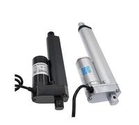Linear actuator 300mm 250mm stroke 12V 24V linear actuator electronic starter 100/300/500/700/1000/1200/1500N CZAOINCU(12V 1200N 6mm s,Black 250mm)