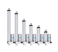 Linear actuator 50/100/150/200/250mm stroke 12V 24V linear actuator electronic starter 100/300/500/700/1000/1200/1500N IINKUEYK(24V 700N 15mm s,Stroke 200mm)