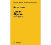 Linear Algebra – Springer Verlag