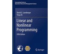 Linear and Nonlinear Programming