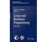 Linear And Nonlinear Programming