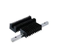 Linear Guide Bellows Cover, Dust For HGR HGH HGW Series Multiple Sizes CNC Machine(Hgr25,100mm)