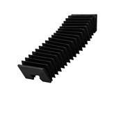 Linear Guide Bellows Cover, Rail For HGR30 HGR25 HGR20 HGR15 500-3500mm(For Hgr30 Rail,3500mm)