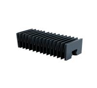 Linear Guide Bellows Cover, Telescopic Dust For HGR15/20/25/30 200-1000mm Compression Ratio 10:1(For Hgr30,350mm)