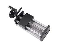 Linear Guide Manual Sliding Table 100-500MM Stroke Ballscrew SFU1204 Handwheel Double Optical Axis CNC Table Saw 3D Printer XY(100mm)