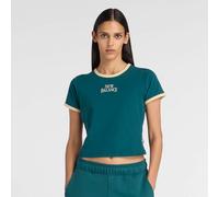 Linear Heritage Ringer T-Shirt vert M
