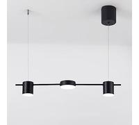 Linear LED Pendant Lighting for Kitchen Island Black Dimmable Long Strip Chandelier Dining Room Billiard Table Vintage Gold Minimalist Hanging Lamp Farmhouse Res