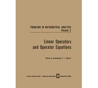 Linear Operators And Operator Equations