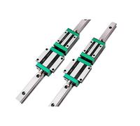 Linear rail HGR15 /20/25 2pcs Linear Guide Rail + 4pcs Linear Block Carriage IINKUEYK(2 Rails 4 HGW25CC,1300mm)