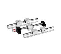 Linear Rail Set Ball Screw SFU1605 1200mm 1000mm +Linear Guide SBR16+SBR16UU + Supporter BK12BF12 + Coupler 8 * 10 For CNC ICXLPMC(SBR20 SFU1605,900mm)