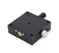 Linear Stage Manual Platform | HGFG60x60 60x60mm Optical Fine - Tuning Table | Dovetail Guide Rail for DVD Lens/Semiconductor/LCD Inspection | ±10° Angle Range, 0.05mm Accuracy