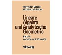 Lineare Algebra Und Analytische Geometrie