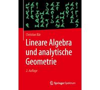 Lineare Algebra und analytische Geometrie