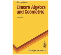 Lineare Algebra Und Geometrie