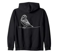 Linéart Lagopède Ornithologue Sweat à Capuche