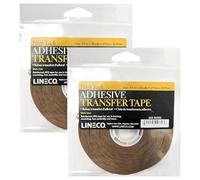 Lineco, Lot de 2 rubans adhésifs ATG à haute adhérence - Marron - 5 mm - 1,27 cm x 30 m - Sans acide - Pour encadrement, montage d'images et assemblage de boîtes