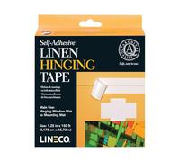 Lineco Ruban adhésif Archival Linen Hinging Tape - 1,25 x 150 m