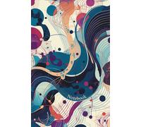 Lined Composition Notebook 5x8 in | Premium Journal - 120 pages - White paper - Pattern Abstract 10A | Made in Italy |: For School, College, Office, Work & Creative Projects
