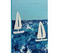 Lined Writing Notepad - 72 Pages, 7” x 9”: Suitable for kids and adults. Cover is an original wet paint by a budding young artist.