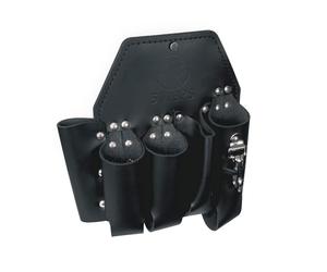 Lineman 5118P5 Pochette à Outils 5 Poches et Clip Couteau en Cuir Durable 25 x 28 cm