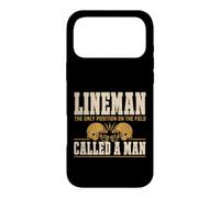Lineman The Only Position Called A Man Football Player Coque pour iPhone 17 Pro Max