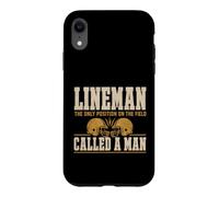 Lineman The Only Position Called A Man Football Player Coque pour iPhone XR