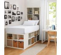Linen Closet Parure de lit pour dortoir en Coton Majoritaire avec Poche pour téléphone supplémentaire, Motif à Pois étoilés