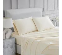 Linen Closet Ultimate Percale Parure de lit 4 pièces Ivoire