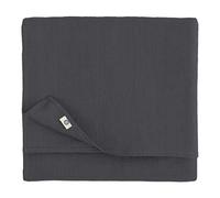 Linen & Cotton Nappe de Table en Tissu Nordic - 100% Lin Lavé, Noir (137 x 250 cm) Linge de Table Couverture Lavable Rectangulaire Grande pour la Maison Cuisine Salle À Manger Restaurant Bistrot Café