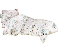 Linen House - Parure de lit "Down By The River" RV2134 (Lit simple) (Blanc)