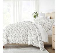 Linen Market Housse de couette pour lit simple (bleu clair) : profitez d'un confort hôtelier avec une douceur inégalée, des imprimés exquis et des couleurs unies pour une chambre de rêve - Parure de