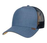 Linen Snapback Mesh Cap by Djinns bleu foncé One Size