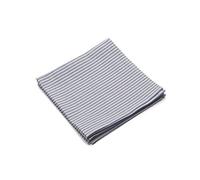 LinenMe Ensemble de 4 Bleu Serviettes de Table en Lin et Coton Jazz, Fabriqué dans l'Union Européenne