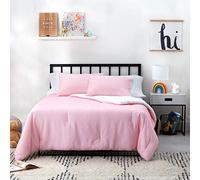 Linenspa Couette réversible en Duvet synthétique pour Toutes Les Saisons - Hypoallergénique - Rembourrage en Microfibre - Lavable en Machine