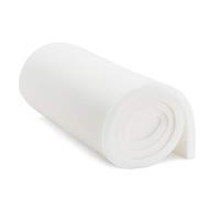 Linenspa Coussin en Mousse Haute densité - Parfait pour Les chaises, canapés, têtes de lit et projets de Bricolage, 2,5 x 61 x 182,9 cm, Blanc