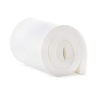 Linenspa LS2247225UF Coussin en Mousse Haute densité - Parfait pour Les chaises, canapés, têtes de lit et projets de Bricolage, 5,1 x 61 x 182,9 cm, Blanc