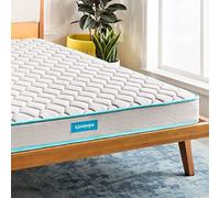Linenspa Matelas en Mousse à mémoire de Forme et Ressorts hélicoïdaux - pour lit d'enfant, lit d'appoint, lit superposé, Camping-Car, King Size (150 x 200 cm)