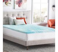 Linenspa Surmatelas en Mousse à mémoire de Forme à Picots 7,6 cm - Favorise la Circulation de l'air - Soulage Les Points de Pression - Twin