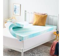 Linenspa Surmatelas en Mousse à mémoire de Forme Tourbillon en Gel de 10,2 cm -