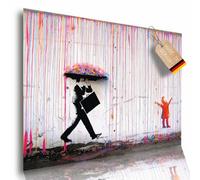 Lineo Affiche Colored Rain - Art Moderne 60 x 42 cm Street Art Graffiti Poster Mural Loft Salon (Colored Rain)