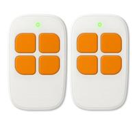 LINEOPS - 2X Télécommande Portail Compatible avec SCS Sentinel AAM0094 AAM0084, AAM0085 ControlGate 433Mhz - Piles Incluses - Garantie 3 Ans - Orange x2