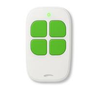 LINEOPS Télécommande bip Portail Compatible avec SCS Sentinel AAM0085, AAM0084, AAM0094 ControlGate 433Mhz - Piles Incluses - Garantie 3 Ans - Vert x1