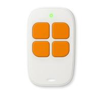 LINEOPS - Télécommande Portail Compatible avec SCS Sentinel AAM0094 AAM0084, AAM0085 ControlGate 433Mhz - Piles Incluses - Garantie 3 Ans - Orange x1