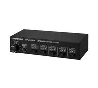 LINEPAUDIO - Sélecteur de haut-parleur 2 entrées 4 sorties - Amplificateur 4 zones et sélecteur de haut-parleur avec contrôle du volume - Prise banane jack 6,5 mm