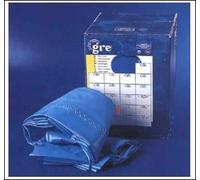 Liner Gre 800 x 470 x H.120 cm - Rail d'accroche - Bleu